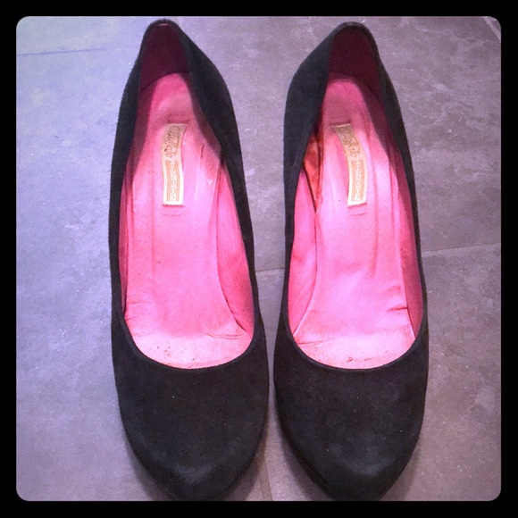 Suede Buffalo London Heels - Picture 1 of 4